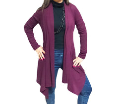 Lot de 2 cardigans / gilets différentes couleurs manches longues