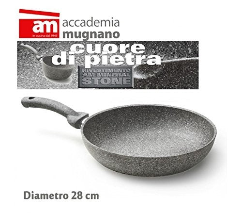 Sauteuse- Poéle diam 28 cm en Pierre - Antiadhesive