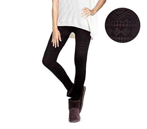 Set de 4 leggings fantasy woman ETHNIQUE effet thermique doublure en peluche