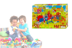 Jeu de construction - Portique bâtiments de ferme 69 pièces à assembler 368920
