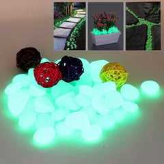 Pack 100 pierres lumineuses décoratives qui brillent dans le noir