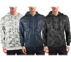 NJ01 Sweat à capuche zippé URBA BOY  pour homme modèle IMPERIAL en 3 couleurs