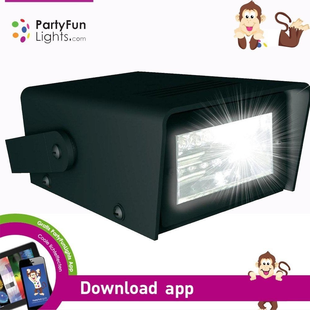 Fard 5 LED de Stroboscope - fun party disco et événements