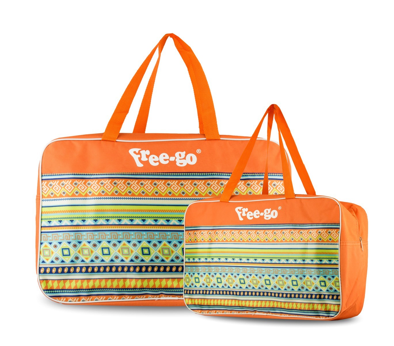 375563 Double sac isotherme mod. Free-go TWO BAGS ethnique double poignée