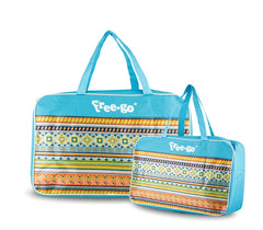 375563 Double sac isotherme mod. Free-go TWO BAGS ethnique double poignée