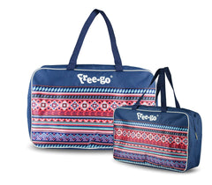 375563 Double sac isotherme mod. Free-go TWO BAGS ethnique double poignée
