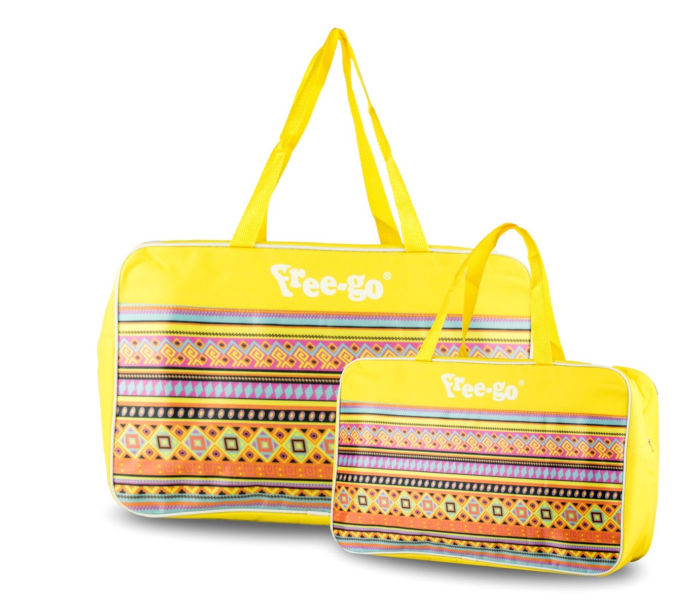 375563 Double sac isotherme mod. Free-go TWO BAGS ethnique double poignée