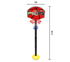 401269 Playset de basket-ball pour enfants panier réglable en hauteur et ballon