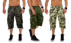 Bermuda pour homme1586 mod. Forex motif camouflage tailles du 44 au 54