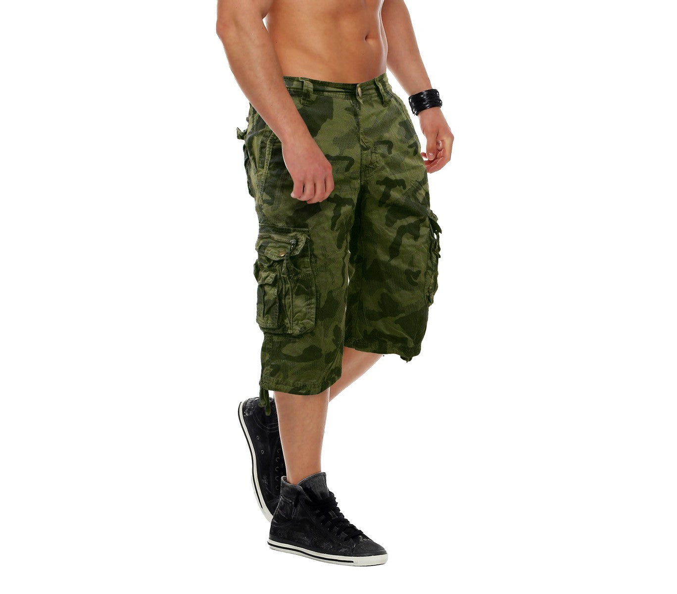 Bermuda pour homme1586 mod. Forex motif camouflage tailles du 44 au 54