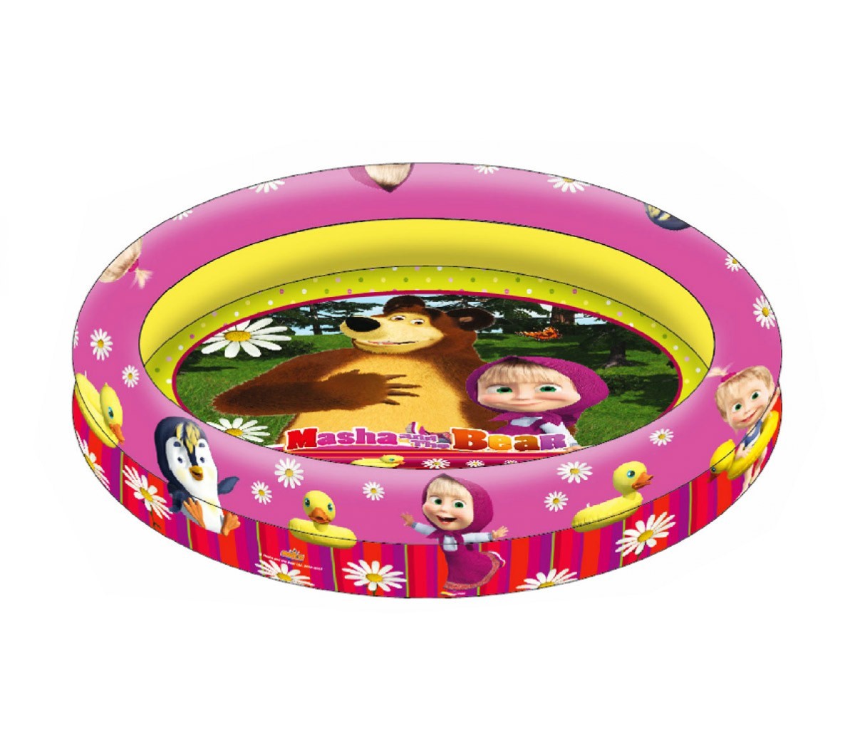 Piscine gonflable pour les enfants Masha et l’OURS deux anneaux 90cm de diamètre