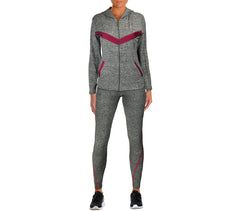 K7732 Ensemble de sport pour femmes sweat et pantalon long en trois couleurs