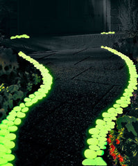 Pack de 200 pierres lumineuses fluorescentes décoratives glow in the dark