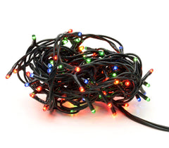 013447 Guirlande lumineuse de Noël 100 ampoules multicolores 8 jeux lumineux 6 m