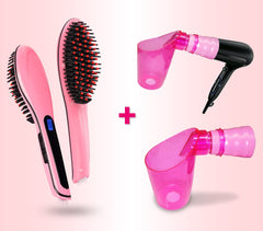 MWS3376 Set bec diffuseur cheveux ondulés + brosse de lissage électrique