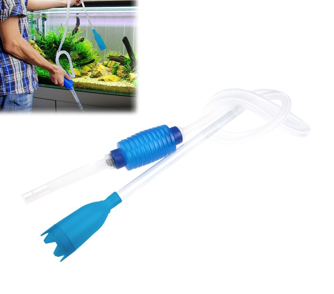 Pompe à vide manuelle pour un aquarium propre