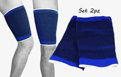 Bande cuisse x2 pour douleur / blessures - bleu