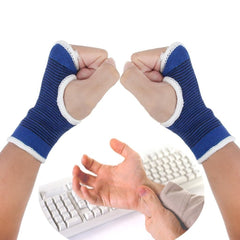 Bande poignet x2 pour douleur / blessures - bleu