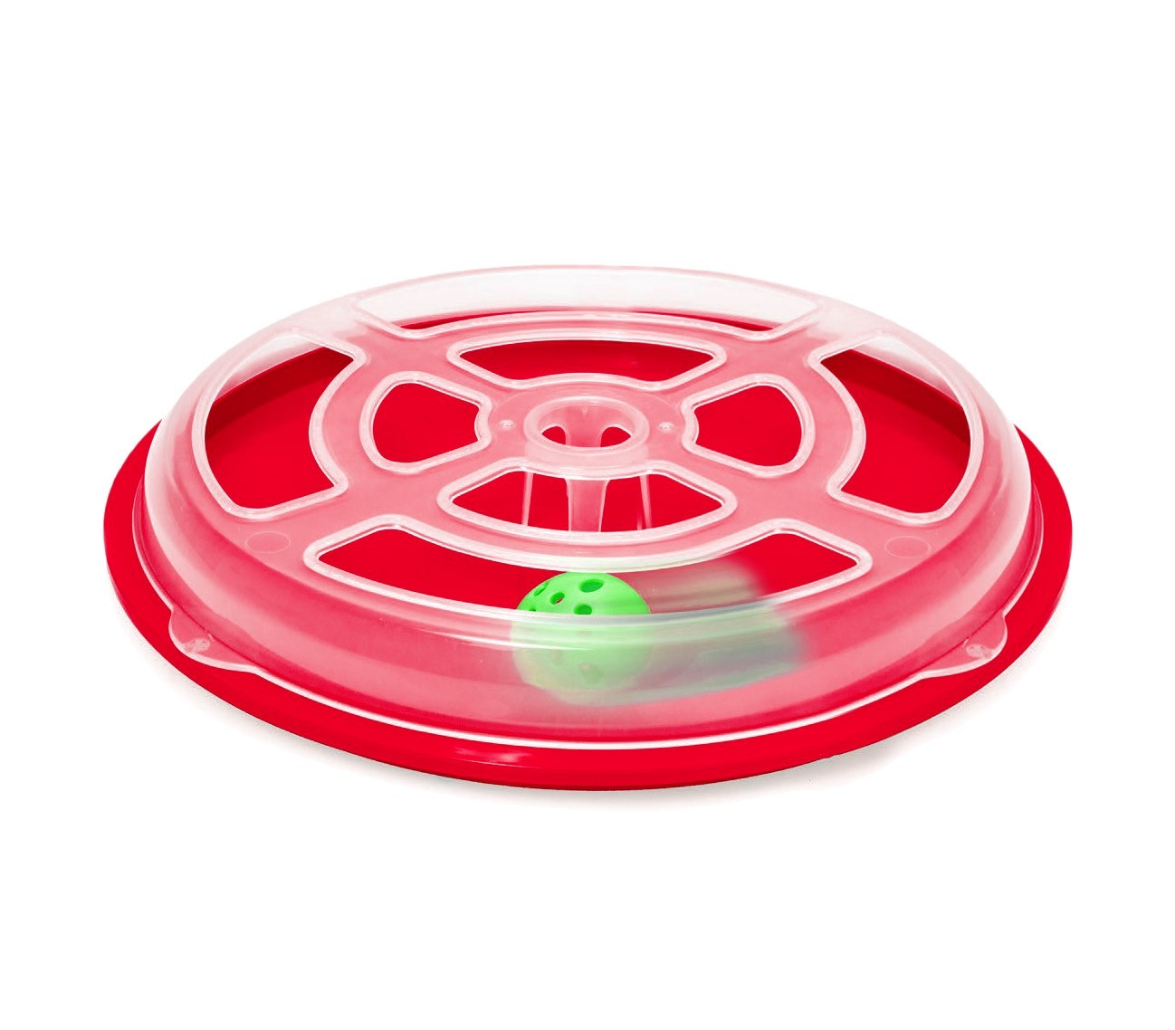 10592 Jeu interactif pour chats VERTIGO avec balle et base anti-dérapante  ø29,5