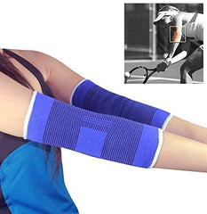 Bande coude / coudiére x2 pour douleur / blessures - bleu