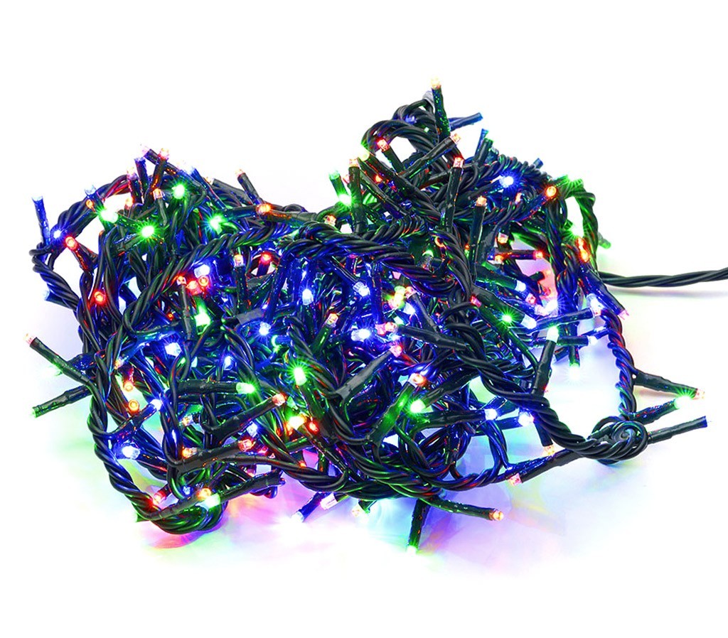499623 Mini-lumières de Noël multicolores 240 LED 8 jeux de lumières 11,56 m