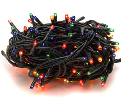 013492 Mini-lumières de Noël MULTICOLORES 180 ampoules 8 jeux de lumière 9,16 m