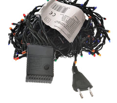 013546 Lumières de Noël MULTICOLORES 240 ampoules 8 jeux de lumières 11,56 m