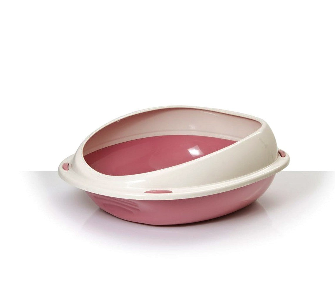 10533 Litière ouverte pour chats SHUTTLE à bords relevés anti-projections 57 cm