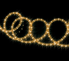 291203 Tube de lumières de Noël 360 ampoules blanches d'exterieur 10 mt
