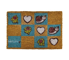 122143 Paillasson antidérapant en fibres de coco 40 x 60 cm mod. FUNNY