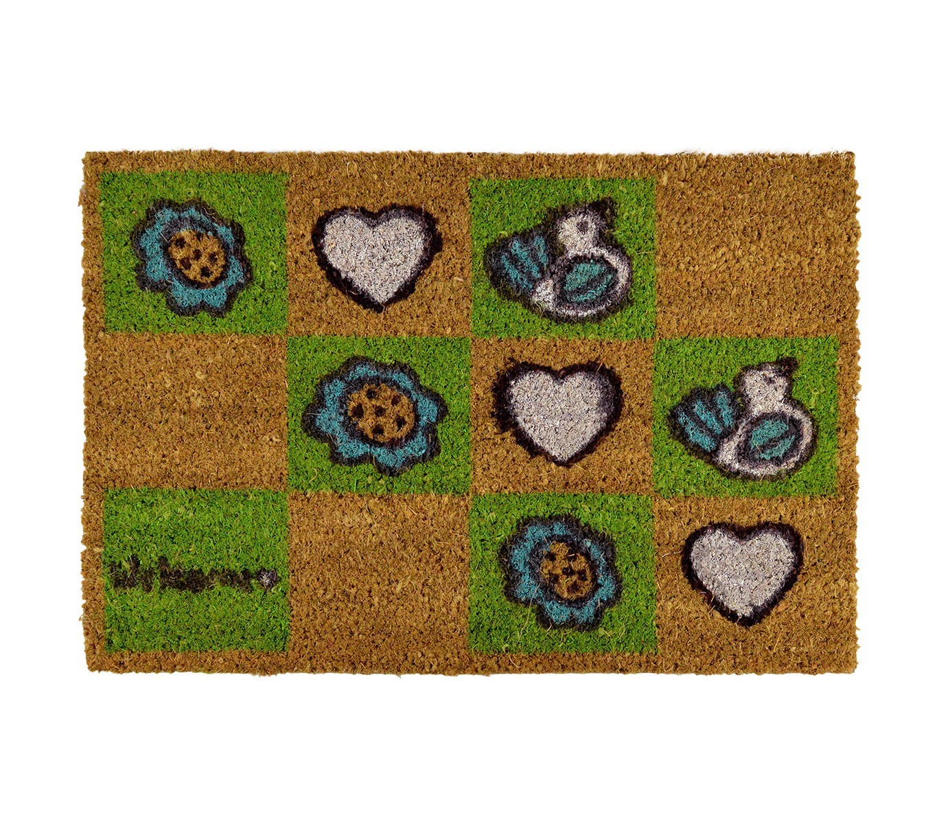 122143 Paillasson antidérapant en fibres de coco 40 x 60 cm mod. FUNNY