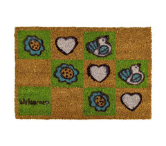 122143 Paillasson antidérapant en fibres de coco 40 x 60 cm mod. FUNNY