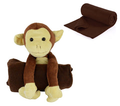 184615 Set peluche -couverture Dollysimi 100 X 75 cm Doux (Grenouille)