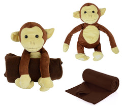 184615 Set peluche -couverture Dollysimi 100 X 75 cm Doux (Grenouille)