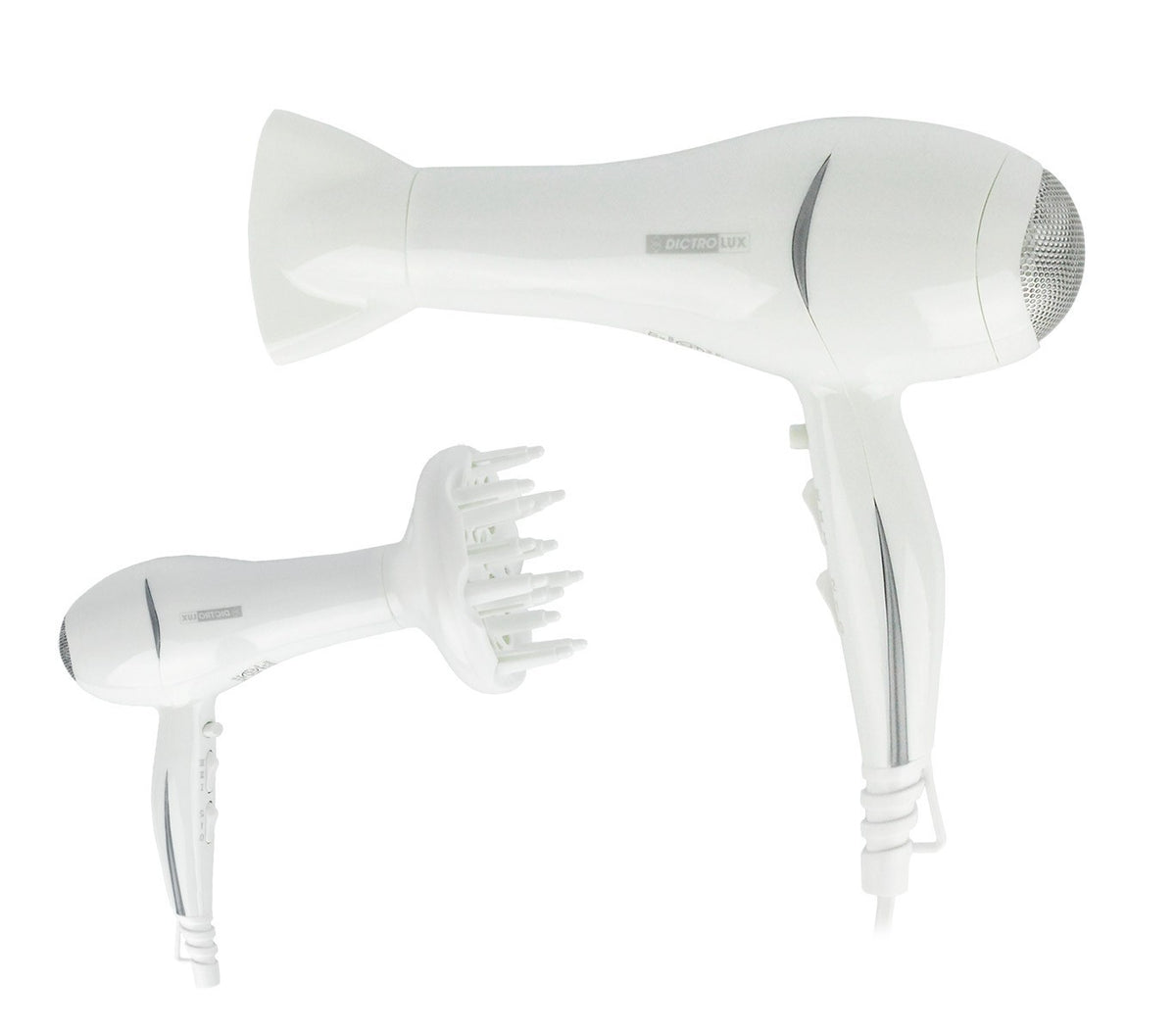 169701 Sèche-cheveux Dictrolux avec bec et diffuseur 2000 Watt