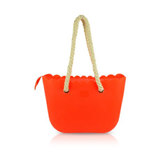319598- Sac de plage silicone Sabrina T.modèle grip avec poignées en corde