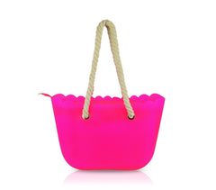 319598- Sac de plage silicone Sabrina T.modèle grip avec poignées en corde