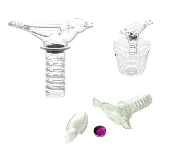 704639 - presse jus - squeezer-agrumes manuel avec applicateur - forme oiseau
