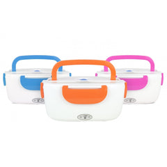 Boîte repas électrique 40 W avec 2 compartiments internes et cuillère 24x17x10cm