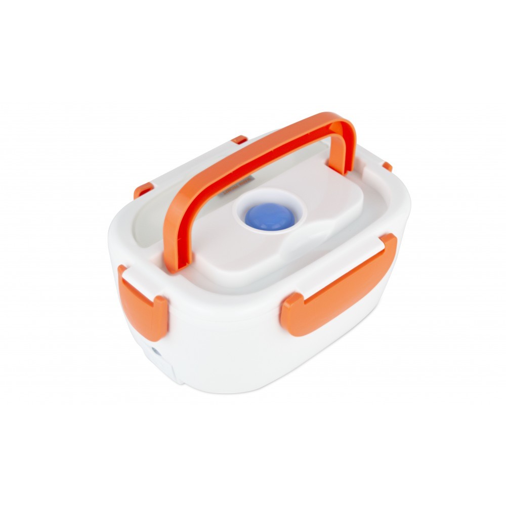 Boîte repas électrique 40 W avec 2 compartiments internes et cuillère 24x17x10cm