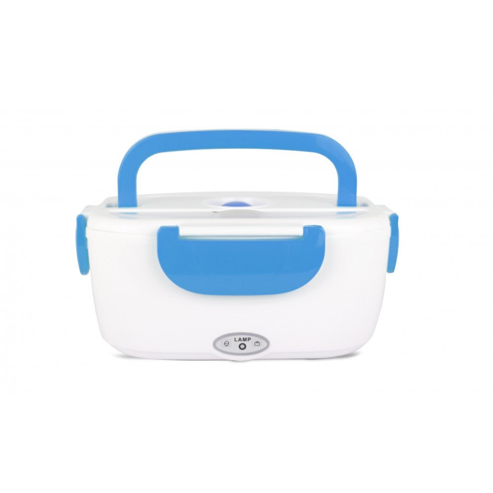 Boîte repas électrique 40 W avec 2 compartiments internes et cuillère 24x17x10cm