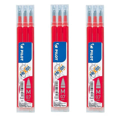 Pack 3 recharges pour Pilot Frixion 07 mine amovible effaçable