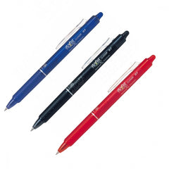 Pack de 3 stylos Pilot Frixion Clicker 07 effaçable et rechargeable