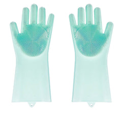 183693 Gants en silicone 2 en 1 avec éponge GLOVE BETTER multifonctionnel