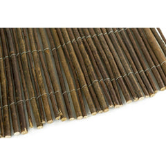502488 Clôture d'ombrage décorative 200x40cm courte couleur foncée