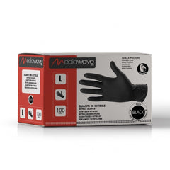 Boîte de 300 gants NITRILO jetable NOIR utilisation médicale /tatoueur