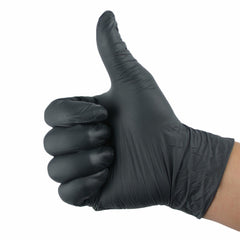 Boîte de 1000 gants NITRILO jetable NOIR utilisation médicale /tatoueur