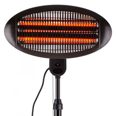 Radiateur électrique infrarouge halogène PH09EL 2000W étanche IP34