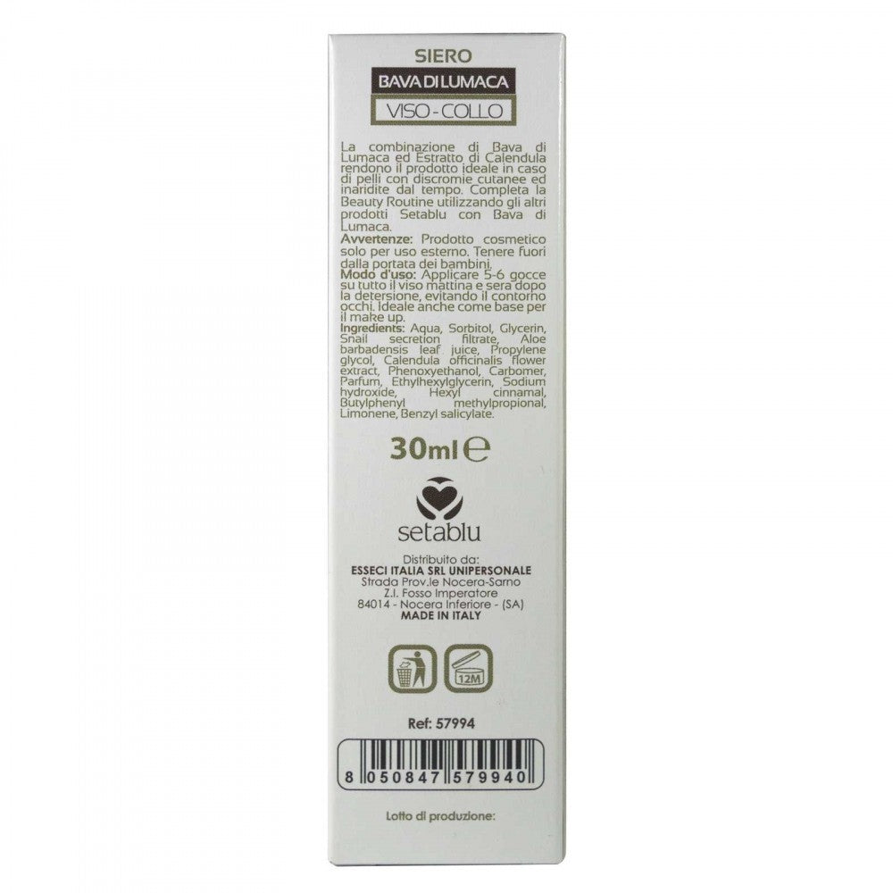 579940 SETABLU Sérum Slime Slime Régénérant visage et cou 30ML
