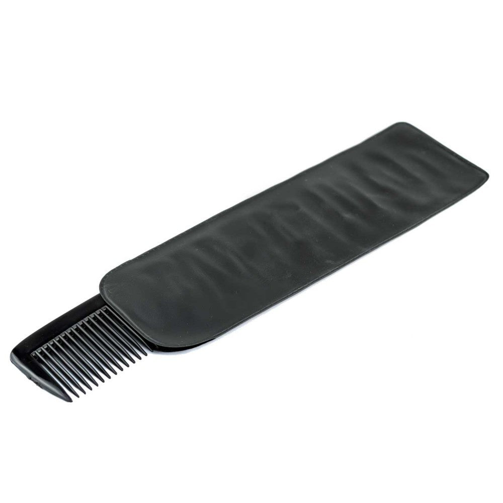 933549 Peigne avec étui de 14 cm adapté aux cheveux et à la barbe à double dent